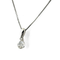 ダイヤモンド デザインネックレス プラチナ ペンダント ネックレス Pt900 Pt850 ダイヤモンド レディース ノンブランドジュエリー 【中古】nbjwl