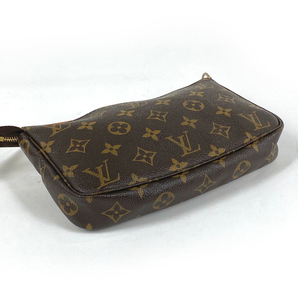 ルイ・ヴィトン ポシェット アクセソワール メイク コスメ アクセサリーポーチ モノグラム ブラウン M51980 レディース 【中古】brbag