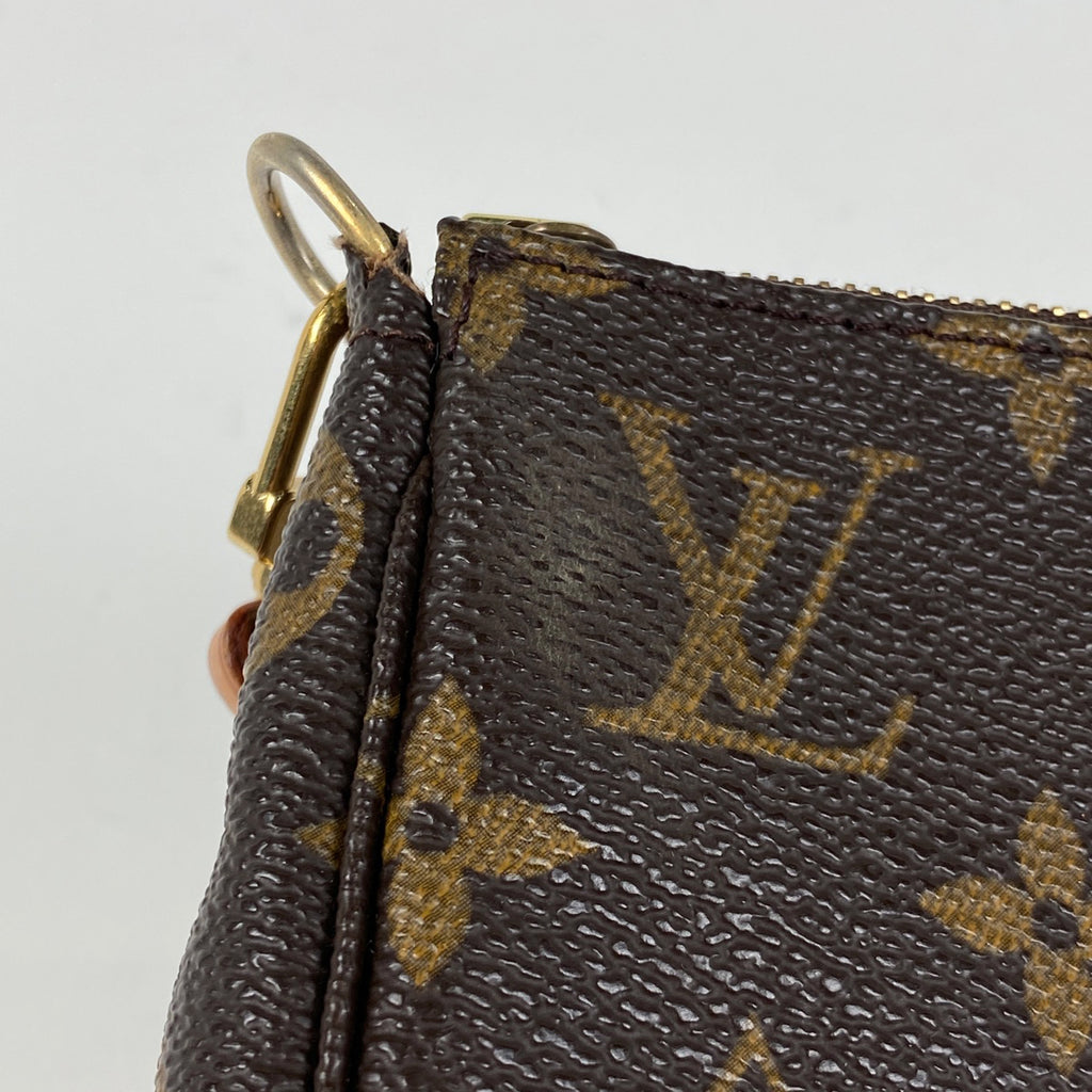 ルイ・ヴィトン ポシェット アクセソワール メイク コスメ アクセサリーポーチ モノグラム ブラウン M51980 レディース 【中古】brbag