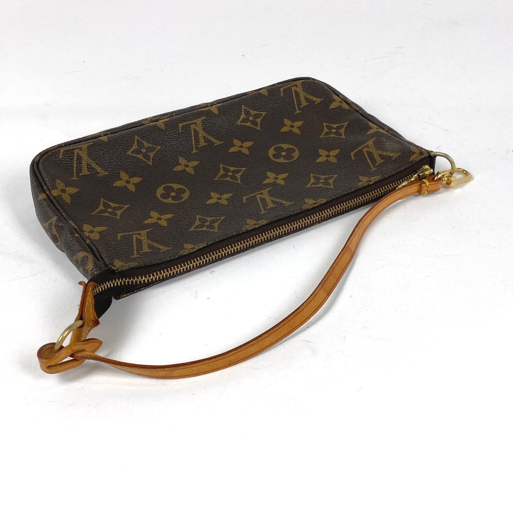 ルイ・ヴィトン ポシェット アクセソワール メイク コスメ アクセサリーポーチ モノグラム ブラウン M51980 レディース 【中古】brbag