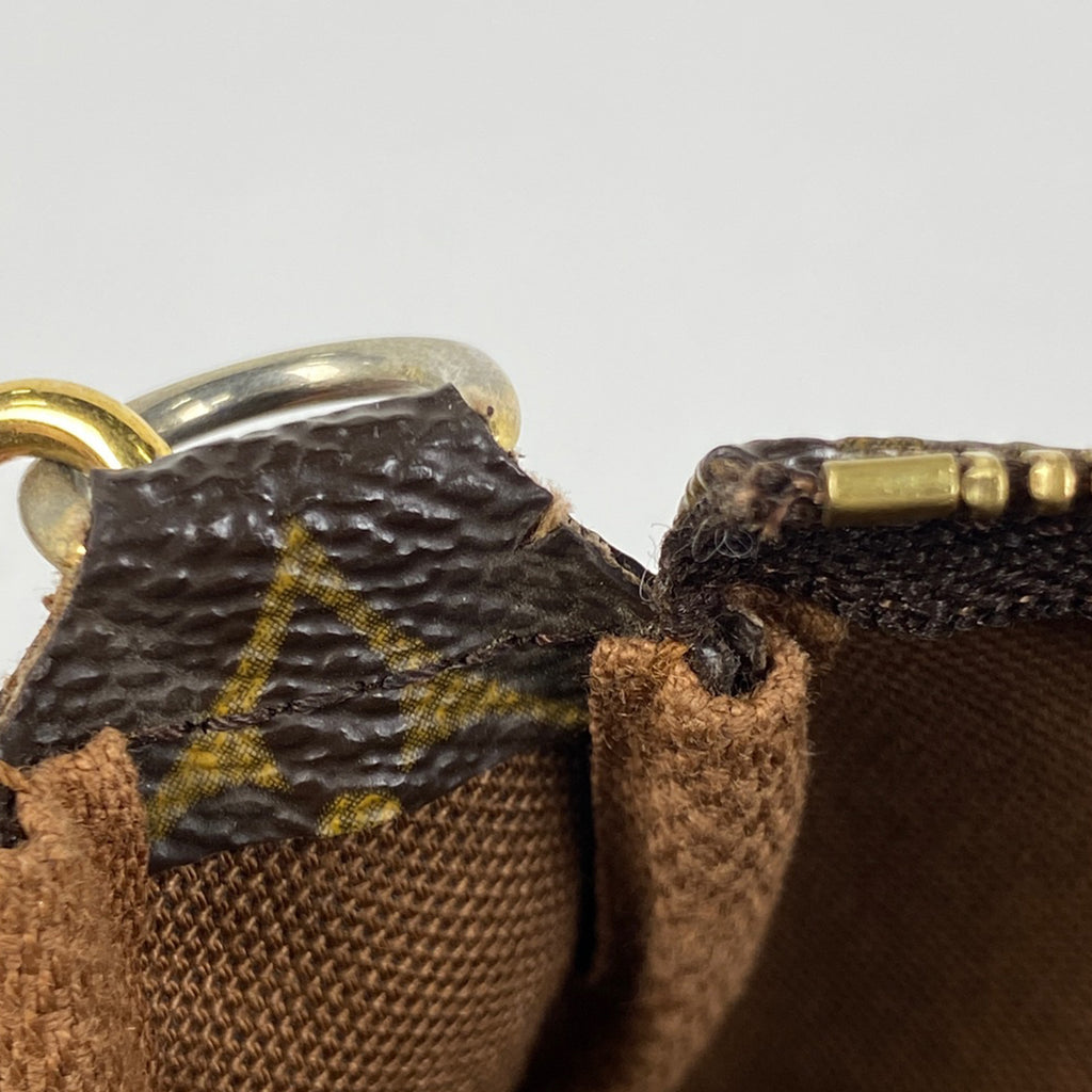 ルイ・ヴィトン ポシェット アクセソワール メイク コスメ アクセサリーポーチ モノグラム ブラウン M51980 レディース 【中古】brbag