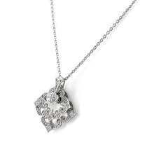 ウォルサム メレダイヤ ネックレス ネックレス 750 ダイヤモンド レディース ブランドジュエリー 【中古】brjwl
