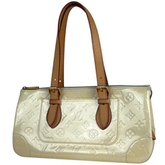 ルイ・ヴィトン ローズウッド アヴェニュー ハンドバッグ エナメル パテント ショルダーバッグ モノグラムヴェルニ ペルル M93508 レディース ブランド品（バッグ・小物） 【中古】brbag