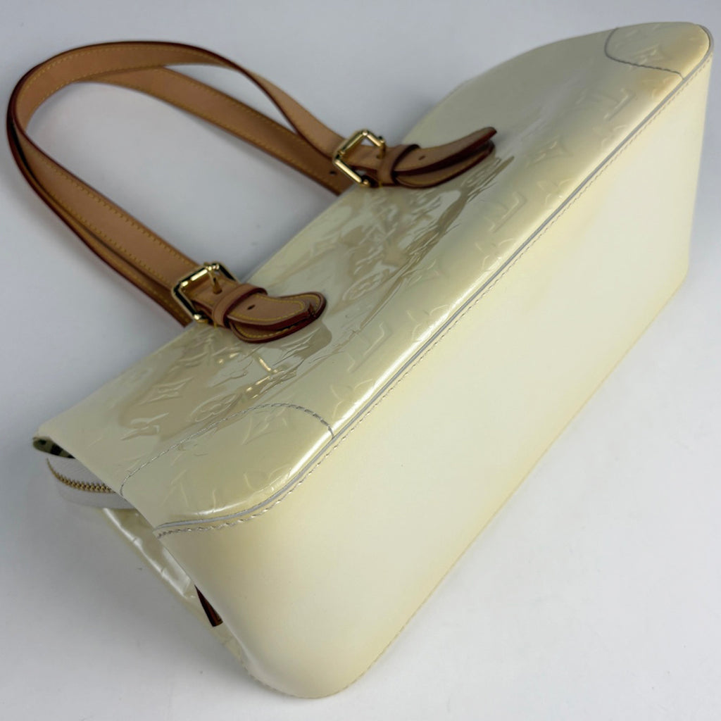 ルイ・ヴィトン ローズウッド アヴェニュー ハンドバッグ エナメル パテント ショルダーバッグ モノグラムヴェルニ ペルル M93508 レディース ブランド品（バッグ・小物） 【中古】brbag