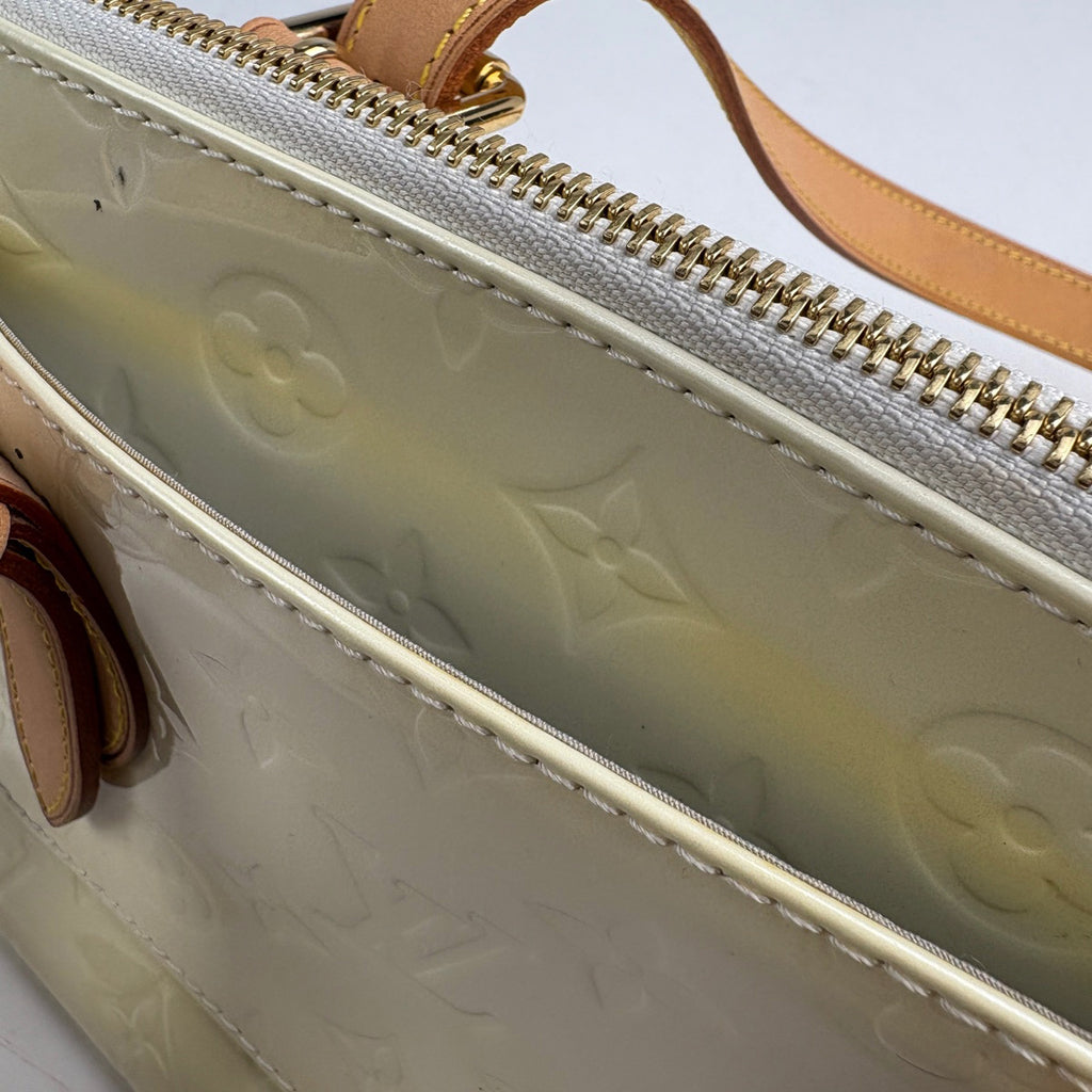 ルイ・ヴィトン ローズウッド アヴェニュー ハンドバッグ エナメル パテント ショルダーバッグ モノグラムヴェルニ ペルル M93508 レディース ブランド品（バッグ・小物） 【中古】brbag