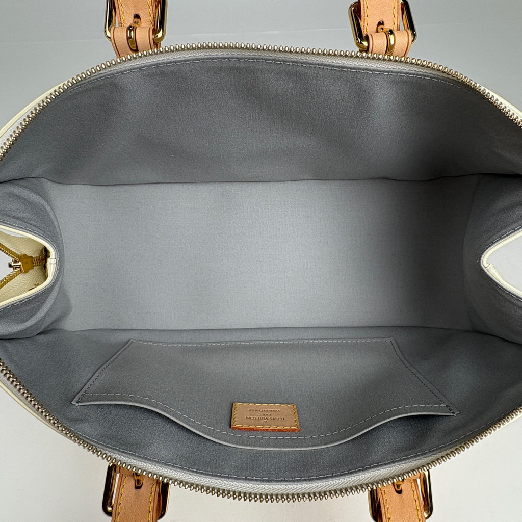 ルイ・ヴィトン ローズウッド アヴェニュー ハンドバッグ エナメル パテント ショルダーバッグ モノグラムヴェルニ ペルル M93508 レディース ブランド品（バッグ・小物） 【中古】brbag