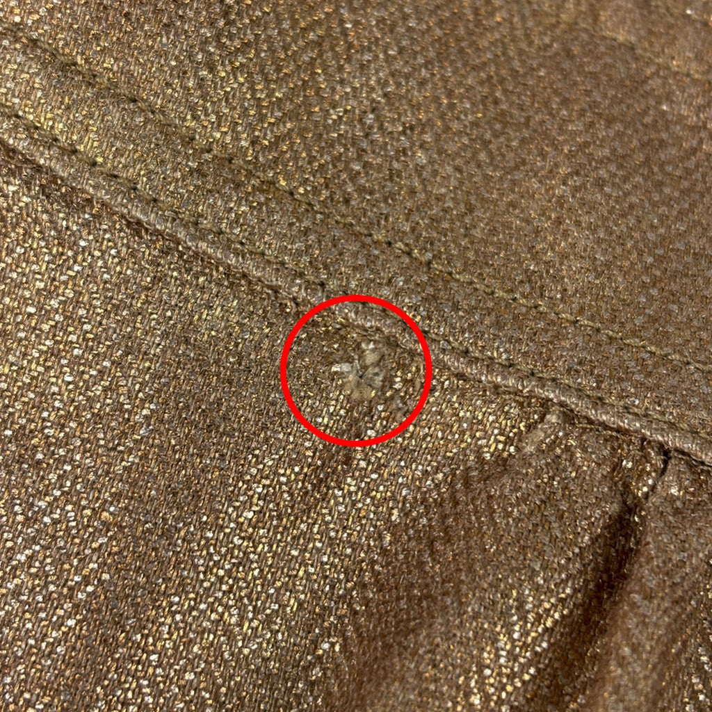 シャネル ココマークボタン ジャケット セット ベスト 05P アウター テーラードジャケット リネン シルク ゴールド レディース ブランドアパレル 【中古】brapp