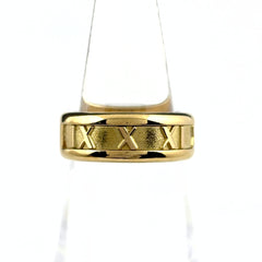 ティファニー アトラス リング YG イエローゴールド 指輪 リング 12号 750 レディース ブランドジュエリー 【中古】brjwl