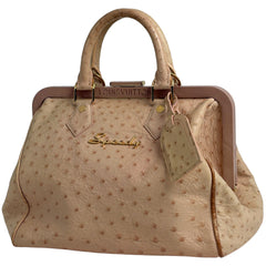 ルイ・ヴィトン スピーディ Speedy リチャード プリンス がま口 ハンドバッグ オーストリッチ ピンク レディース ブランドバッグ・小物 【中古】brbag