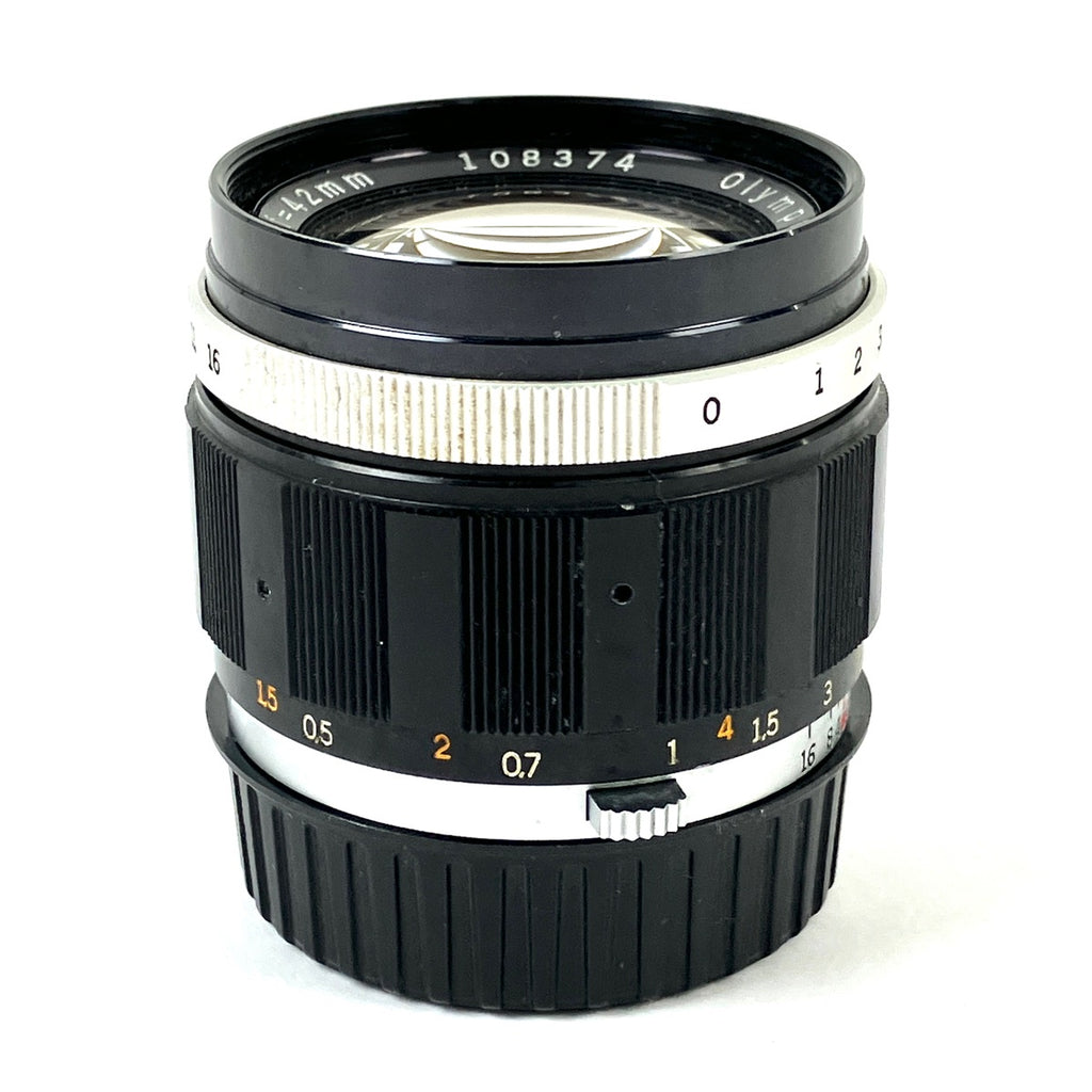 オリンパス OLYMPUS H.Zuiko Auto-S 42mm F1.2 PEN用 一眼カメラ用レンズ（マニュアルフォーカス） 【中古】cambb