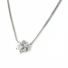 メレダイヤ デザインネックレス ネックレス Pt900 Pt850 ダイヤモンド レディース ノンブランドジュエリー 【中古】nbjwl