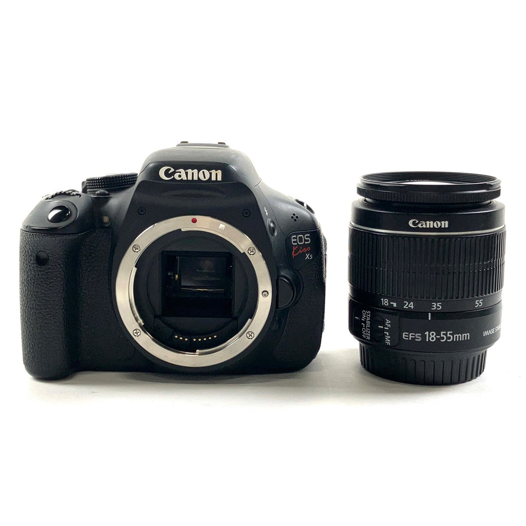 キヤノン Canon EOS Kiss X5 EF-S 18-55 IS II レンズキット デジタル 一眼レフカメラ 【中古】cambb