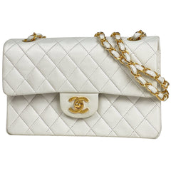 シャネル ショルダーバッグ マトラッセ A01113 ダブルフラップフラップ レザー ホワイト レディース ブランドバッグ・小物 中古 brbag