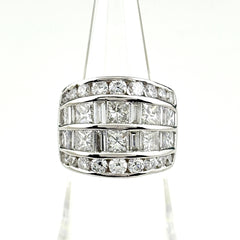 メレダイヤ デザインリング プラチナ 指輪 リング 12号 Pt900 ダイヤモンド レディース ノンブランドジュエリー 【中古】nbjwl