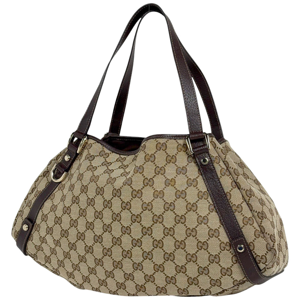 グッチ GG柄 ショルダーバッグ トートバッグ アビー ショルダーバッグ GGキャンバス ブラウン 130736 レディース ブランドバッグ・小物 【中古】brbag