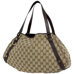 グッチ GG柄 ショルダーバッグ トートバッグ アビー ショルダーバッグ GGキャンバス ブラウン 130736 レディース ブランドバッグ・小物 【中古】brbag