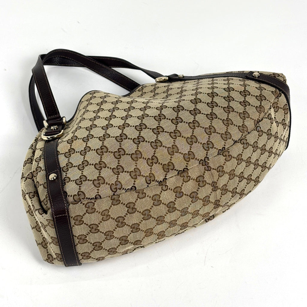 グッチ GG柄 ショルダーバッグ トートバッグ アビー ショルダーバッグ GGキャンバス ブラウン 130736 レディース ブランドバッグ・小物 【中古】brbag