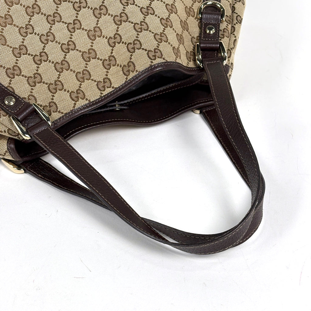 グッチ GG柄 ショルダーバッグ トートバッグ アビー ショルダーバッグ GGキャンバス ブラウン 130736 レディース ブランドバッグ・小物 【中古】brbag