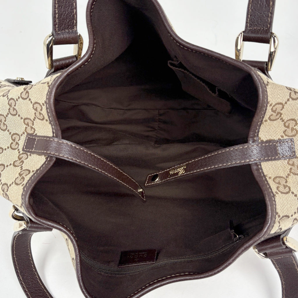 グッチ GG柄 ショルダーバッグ トートバッグ アビー ショルダーバッグ GGキャンバス ブラウン 130736 レディース ブランドバッグ・小物 【中古】brbag