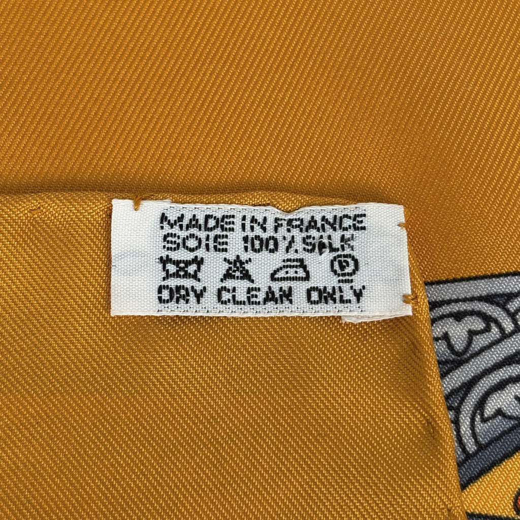 バイセル公式】エルメス カレ 90 QALAMDAN カラムダン 花柄 スカーフ