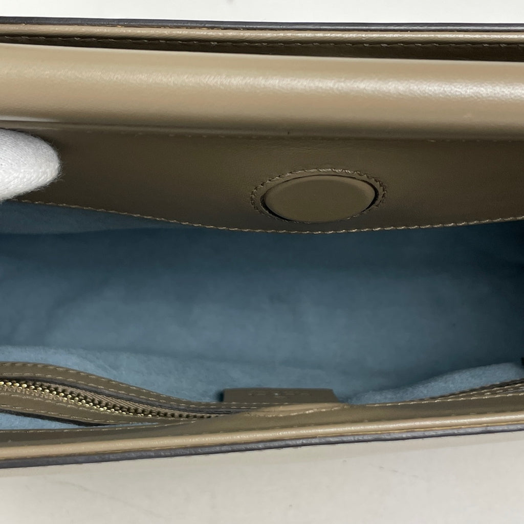 グッチ バンブー ハンドバッグ ロゴ 2WAY ショルダーバッグ シェリーライン ハンドバッグ レザー ベージュ 459076 レディース ブランドバッグ・小物 【中古】brbag