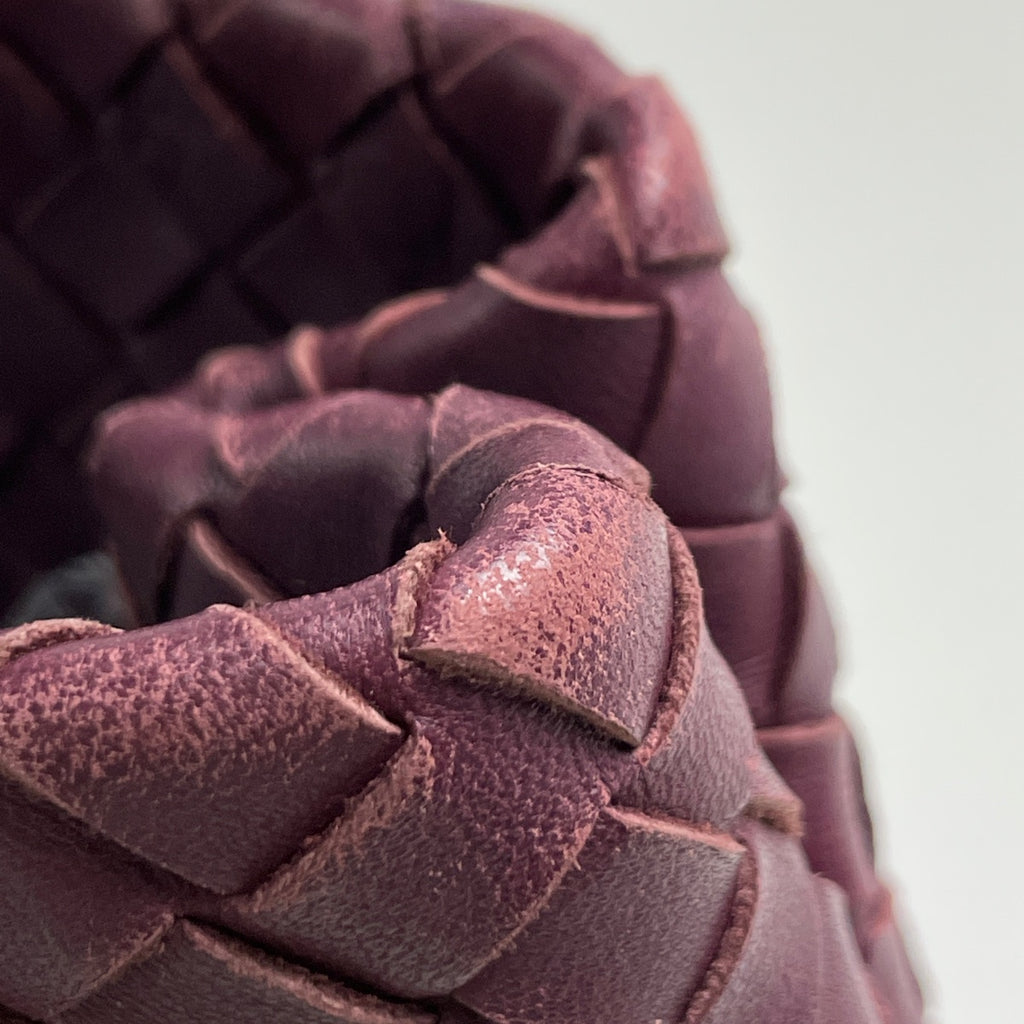 ボッテガヴェネタ イントレチャート トートバッグ ハンドバッグ ナッパ トートバッグ レザー ボルドー レディース ブランドバッグ・小物 【中古】brbag