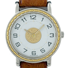 エルメス セリエ 腕時計 SS GP レザー クォーツ レディース 時計 中古 wtcbb