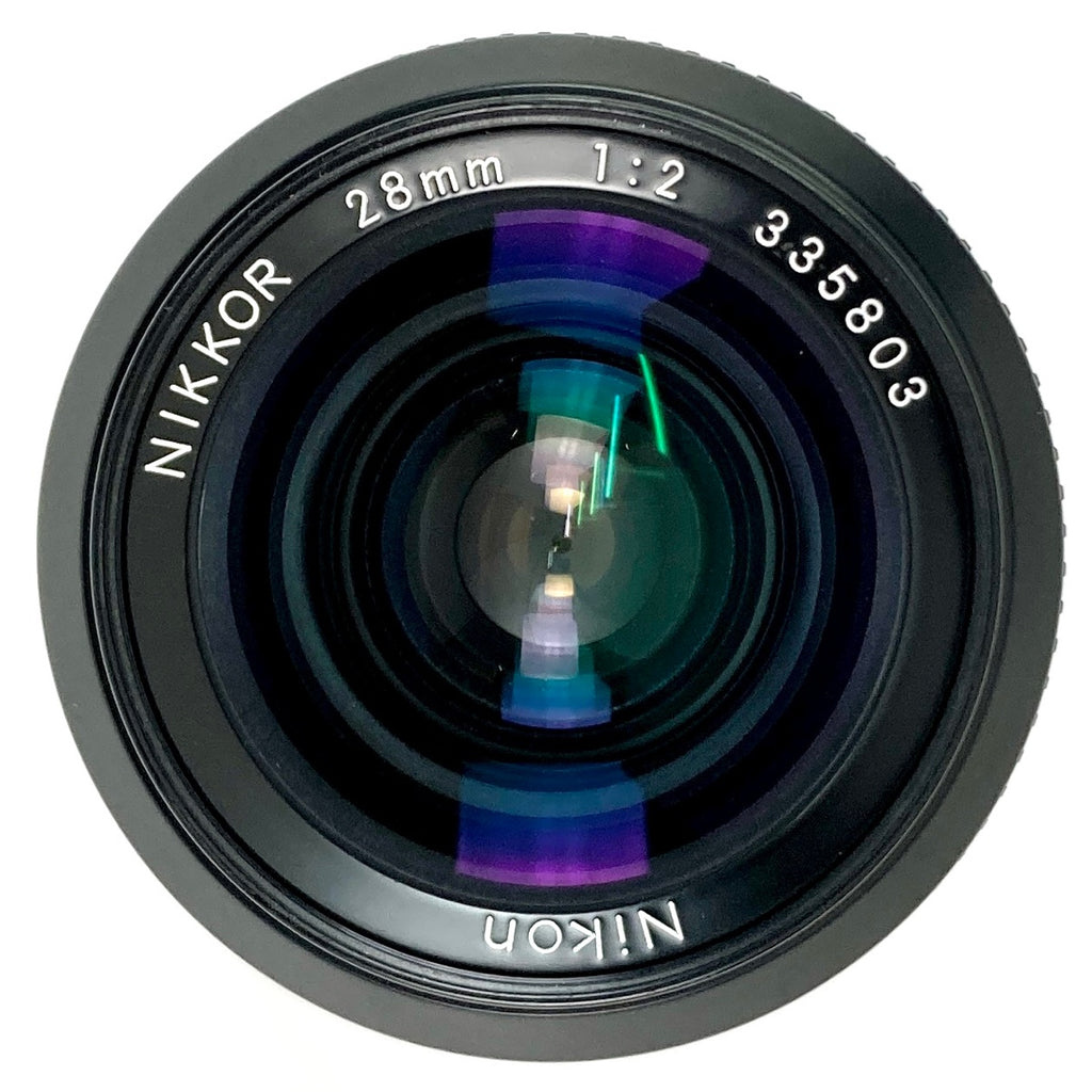 ニコン Nikon Ai NIKKOR 28mm F2 一眼カメラ用レンズ（マニュアルフォーカス） 【中古】cambb