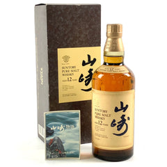 サントリー 山崎 12年 ピュアモルト 華 750ml 国産ウイスキー 酒 【古酒】liqbb【東京都内限定お届け】