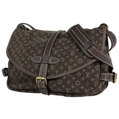 ルイ・ヴィトン ソミュール 30 斜め掛け ショルダーバッグ モノグラムミニラン エべヌ(ブラウン) M95227 レディース ブランドバッグ・小物 【中古】brbag