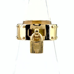 エルメス ケリー リング YG イエローゴールド 指輪 リング 10.5号 750 レディース ブランドジュエリー 【中古】brjwl