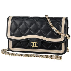 シャネル ココマーク チェーン ショルダーバッグ レザー ブラック AP3559 レディース ブランドバッグ・小物 【中古】brbag