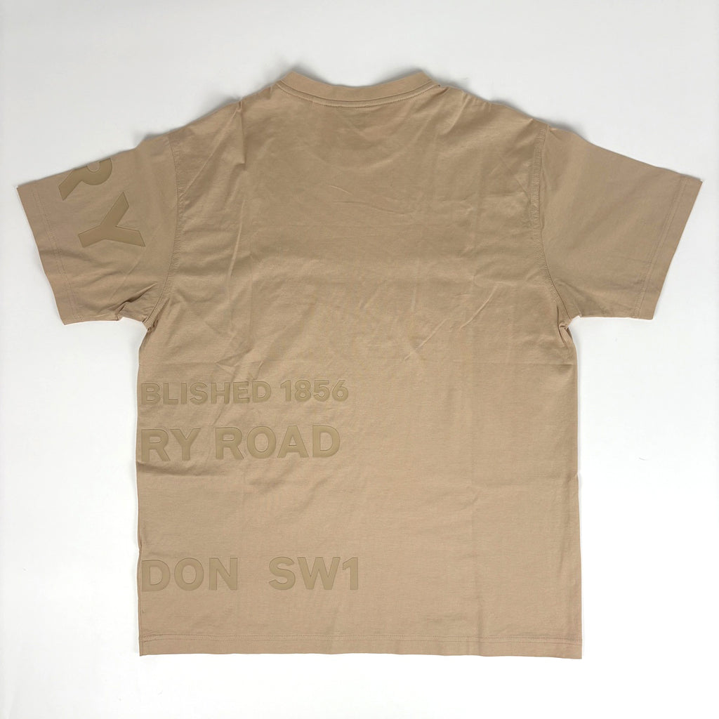 バーバリー ロゴ 半袖 Ｔシャツ ホースフェリー トップス 半袖Ｔシャツ 綿 ベージュ メンズ ブランドアパレル 【中古】brapp