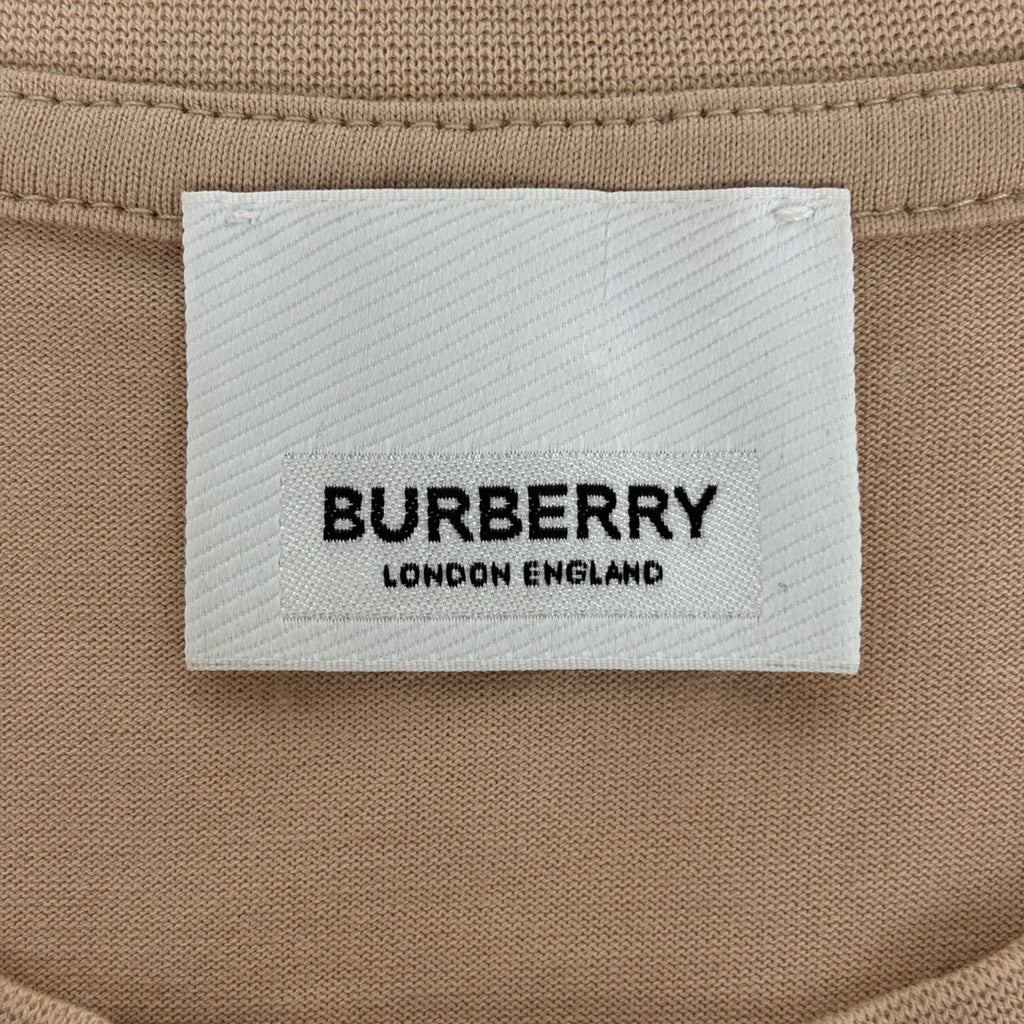 バーバリー ロゴ 半袖 Ｔシャツ ホースフェリー トップス 半袖Ｔシャツ 綿 ベージュ メンズ ブランドアパレル 【中古】brapp