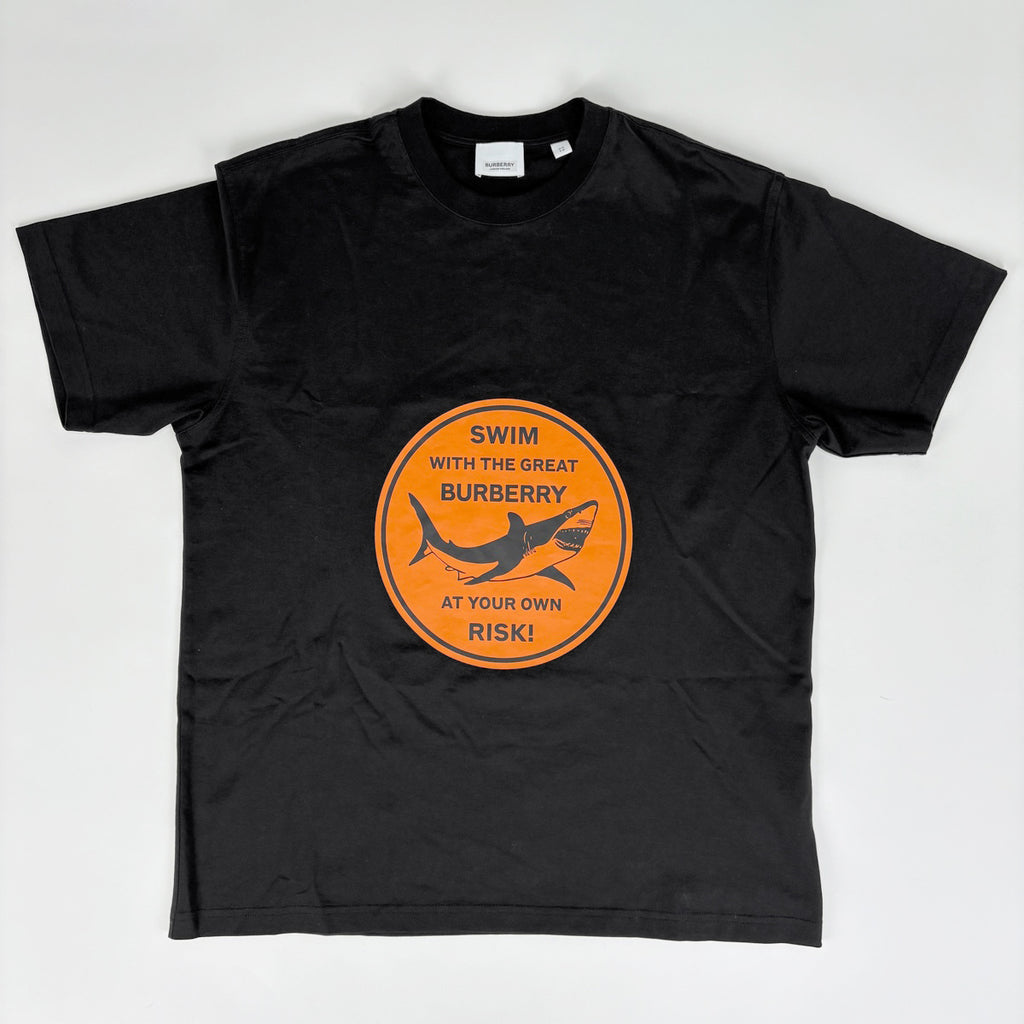 バーバリー シャークグラフィック セットアップ ハーフパンツ ショートパンツ パッチ ブラック メンズ ブランドアパレル 【中古】brapp