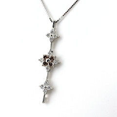 メレダイヤ デザインネックレス ネックレス K18 WG 750 レディース ノンブランドジュエリー 【中古】nbjwl