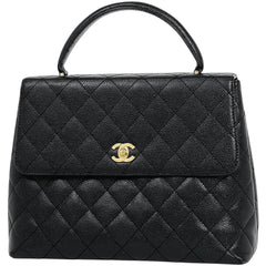 シャネル ココマーク ハンドバッグ マトラッセ ハンドバッグ キャビアスキン ブラック A21397 レディース ブランドバッグ・小物 【中古】brbag