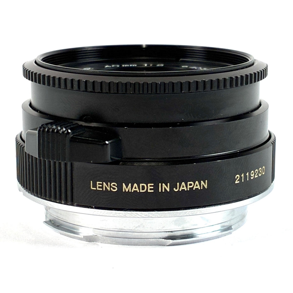 ミノルタ MINOLTA M-ROKKOR 40mm F2 Mマウント 後期 (CLE用) レンジファインダーカメラ用レンズ 【中古】cambb