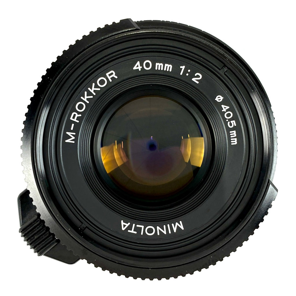 ミノルタ MINOLTA M-ROKKOR 40mm F2 Mマウント 後期 (CLE用) レンジファインダーカメラ用レンズ 【中古】cambb