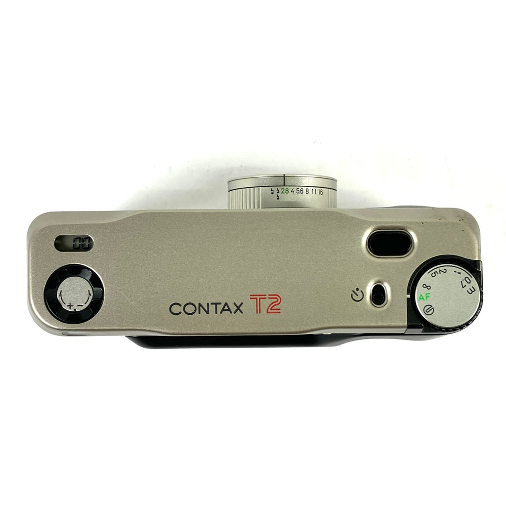 美品 CONTAX コンタックス T2 チタンシルバー フィルムカメラ バイセル公式】コンタックス CONTAX T2 D チタンシルバー フィルム