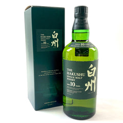 【東京都内限定お届け】 サントリー SUNTORY 白州 10年 シングルモルト 旧 グリーンラベル 700ml 国産ウイスキー 酒 【古酒】liqbb