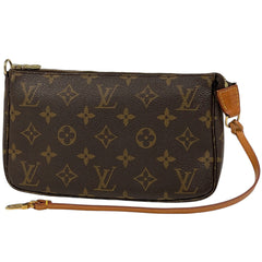 ルイ・ヴィトン ポシェット アクセソワール メイク コスメ アクセサリーポーチ モノグラム ブラウン M51980 レディース ブランドバッグ・小物 【中古】brbag