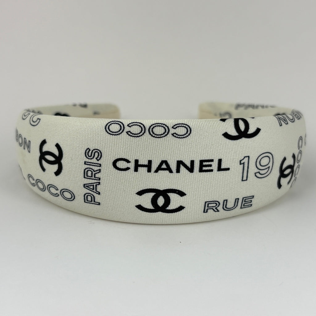 シャネル ココシャネル カチューシャ シルク ホワイト レディース ブランドバッグ・小物 【中古】brbag