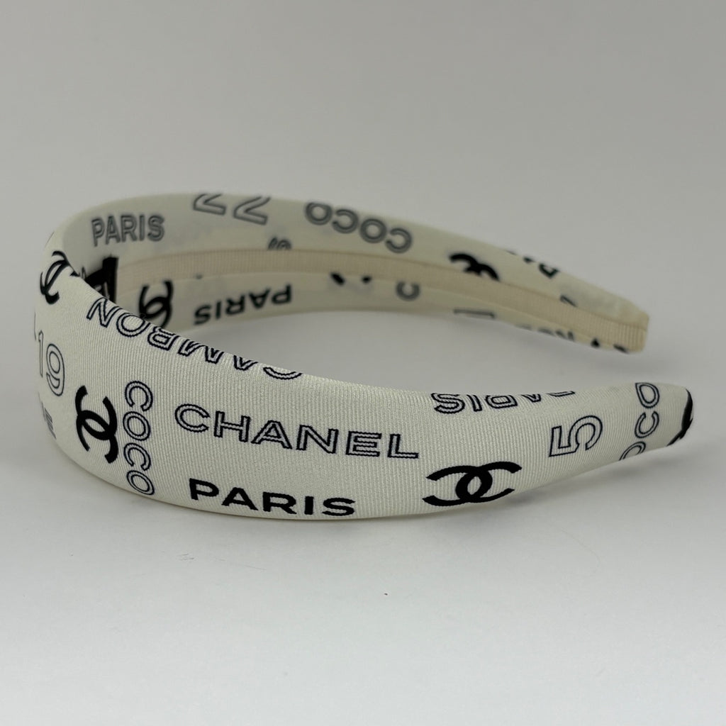 シャネル ココシャネル カチューシャ シルク ホワイト レディース ブランドバッグ・小物 【中古】brbag