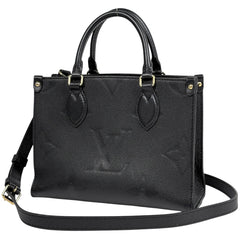 ルイ・ヴィトン オンザゴー PM 2WAY ショルダーバッグ モノグラム ジャイアント ハンドバッグ モノグラムアンプラント ノワール(ブラック) M45653 レディース ブランドバッグ・小物 【中古】brbag