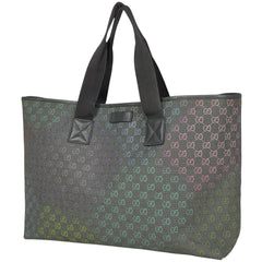 グッチ GG柄 トートバッグ グラデーション レインボー ハンドバッグ トートバッグ コーティングキャンバス グレー 267474 レディース ブランドバッグ・小物 【中古】brbag