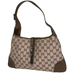 グッチ GG柄 ショルダーバッグ ワンショルダー ショルダーバッグ GGキャンバス ピンクベージュ ブラウン 0014057 レディース ブランドバッグ・小物 【中古】brbag