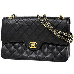 シャネル マトラッセ Wフラップ チェーン ショルダーバッグ ココマーク ショルダーバッグ レザー ブラック レディース ブランドバッグ・小物 【中古】brbag