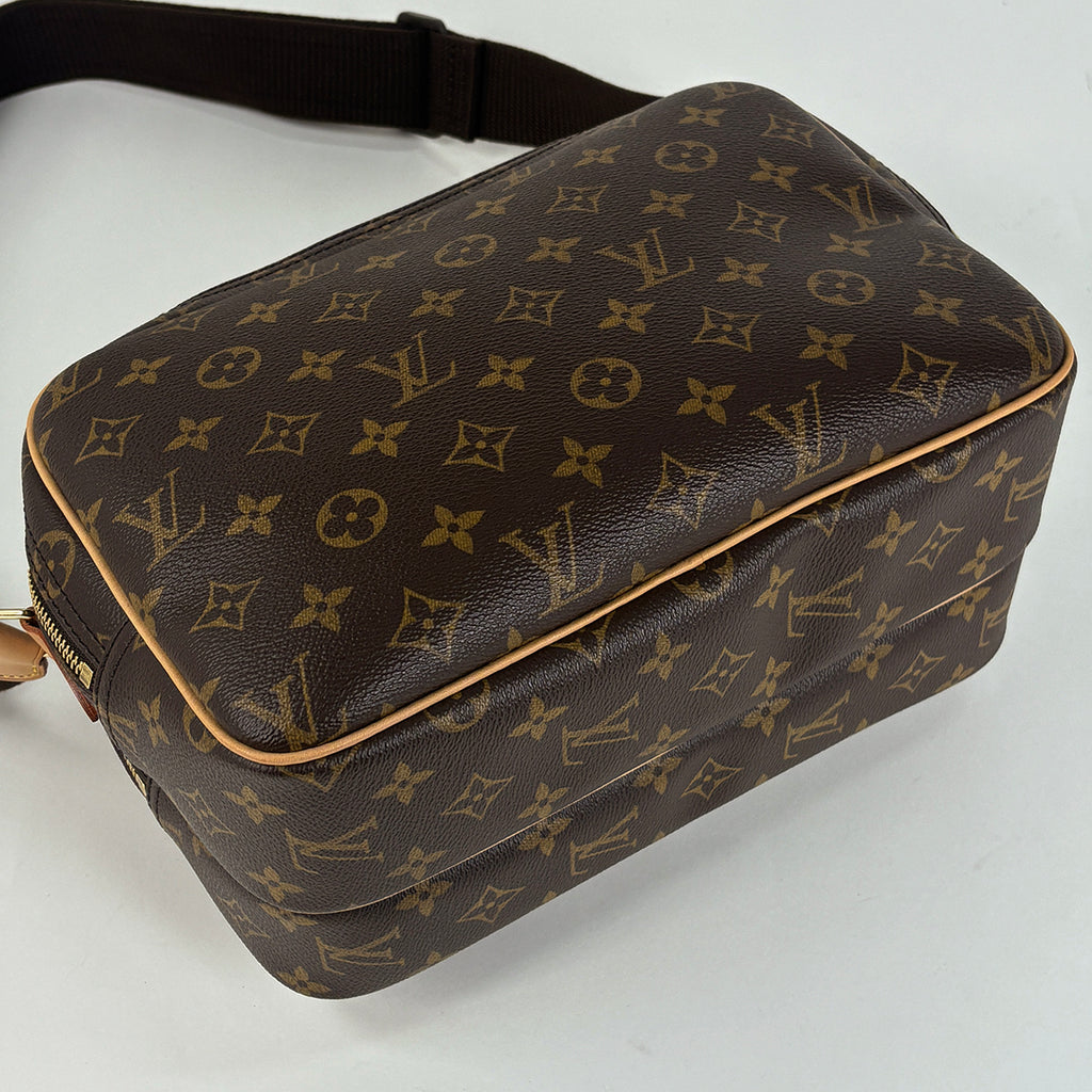 【正規品】リポーターPM　ルイヴィトン モノグラム　ショルダーバッグ ブラウン LOUIS VUITTON ルイヴィトン モノグラム ショルダーバッグ ブラウン