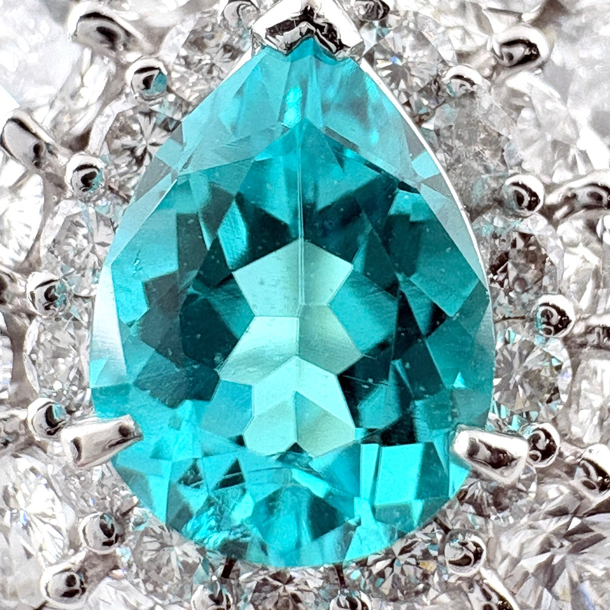 Pt900 パライバトルマリン リング 11号 0.92ct レディース ノン